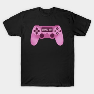 Pink controller - Game on T-Shirt